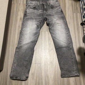 LEVIS 502 GREY FADE FACTORY DISTRESSED/FADED W30 L30